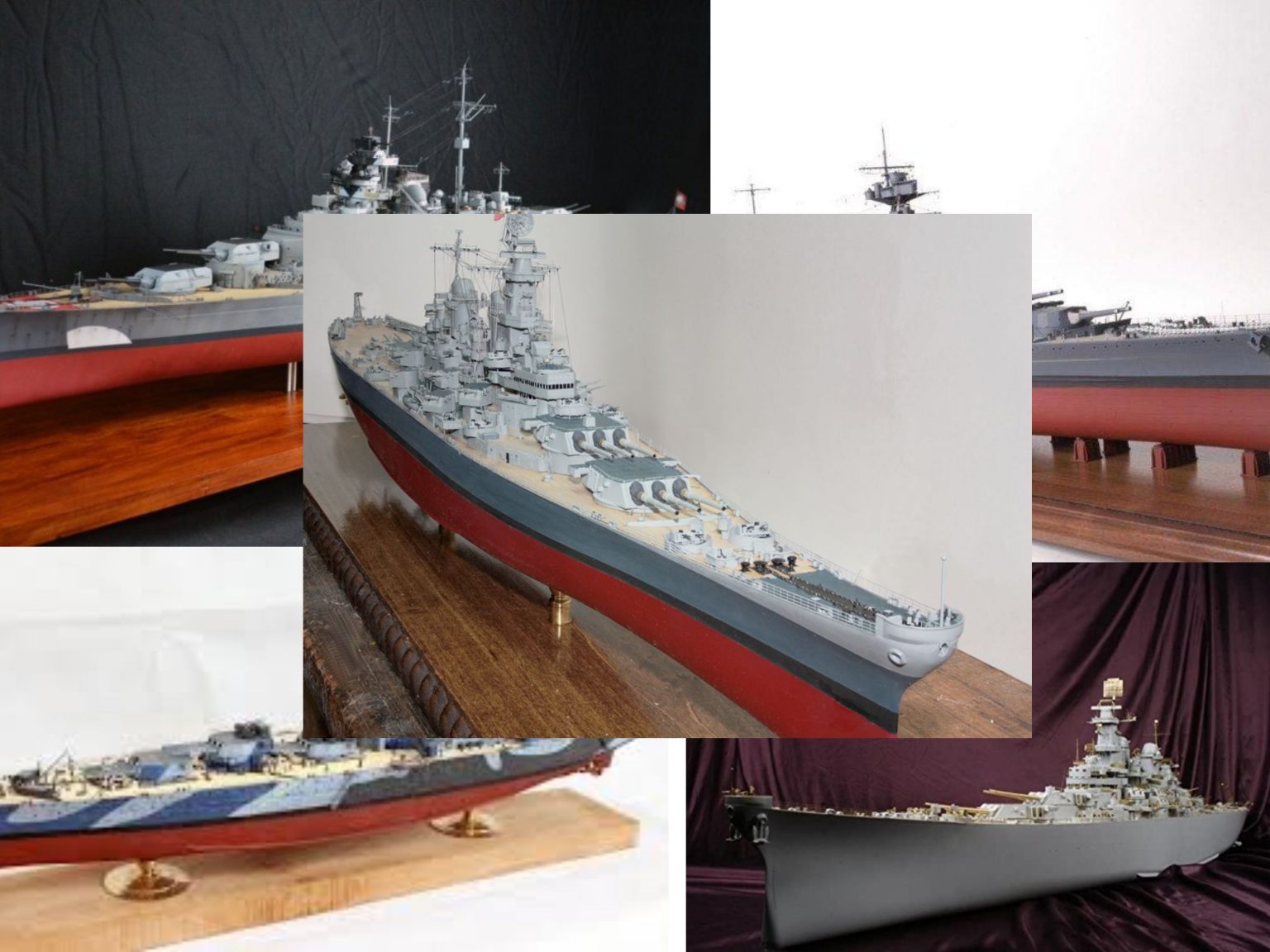Modelismo Naval de Acorazados, Comparación maquetas en Escala 1/200 ...