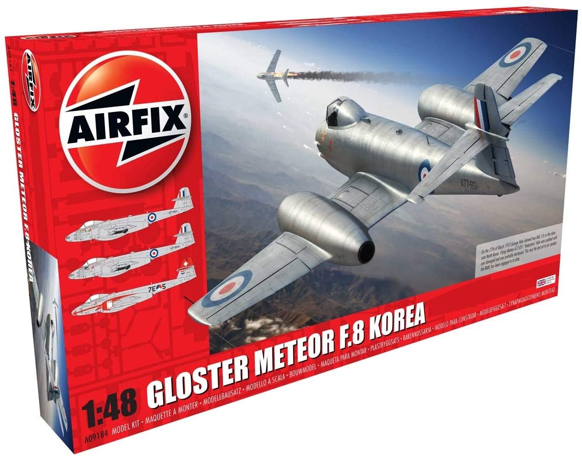 Airfix A09184 - Gloster Meteor F-8 Guerra de Corea - Escala 1:72