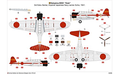 Airfix A04060 - Nakajima B5N1 Kate - Escala 1:72