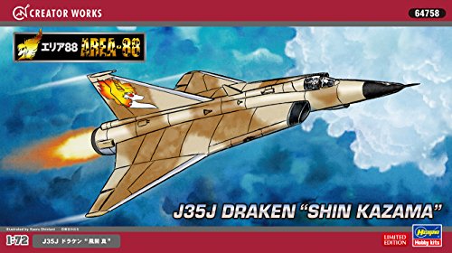 Hasegawa 64758 - J-35J Draken ShinKazama - Escala 1:72