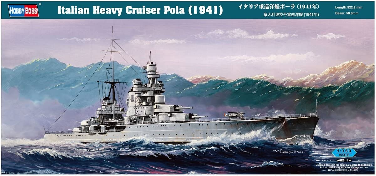 Hobby Boss 86502 - Crucero italiano Pola - Escala 1:350