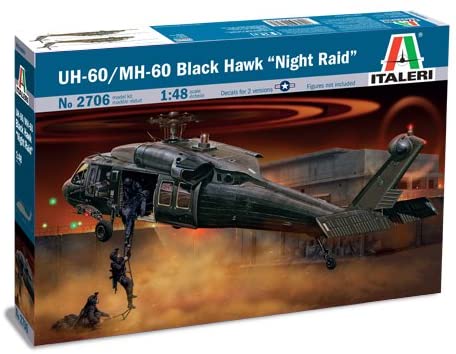 Italeri 510002705 - UH-60A Black Hawk Night Raid" - Escala 1:48"