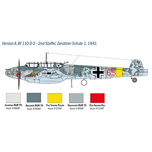 Italeri 2794S - Messerschmitt BF-110 CD - Escala 1:48