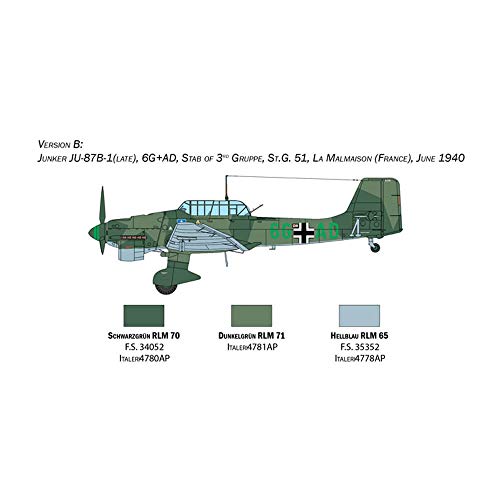 Italeri 2807S - Junkers JU87B Stuka - Escala 1:48