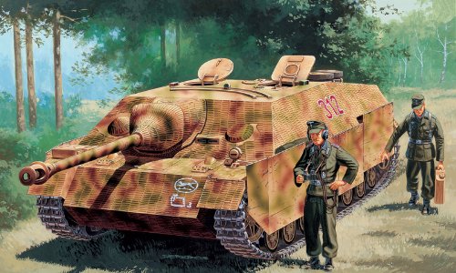 Italeri IT6488 - Sd.Kfz.162 Jagdpanzer. IV. Aust. F - Escala 1:35