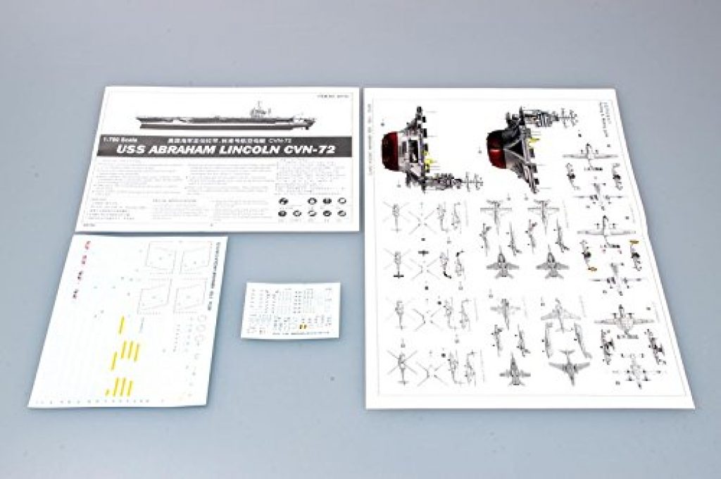 Kit De Modelismo De Barco Trumpeter Escala 1:700 - Incluye Cientos De Piezas, Listo Para Montar (pegamento Y Pintura No Incluidos)