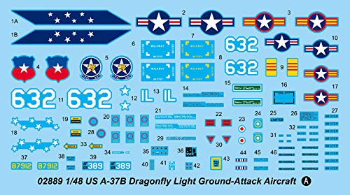 Trumpeter 2889 - A-37B Dragonfly - Escala 1:48