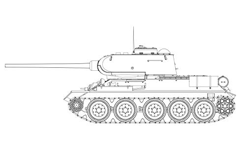 Airfix A1361 - T-34/85 II2 Soviet Tank - Escala 1:35