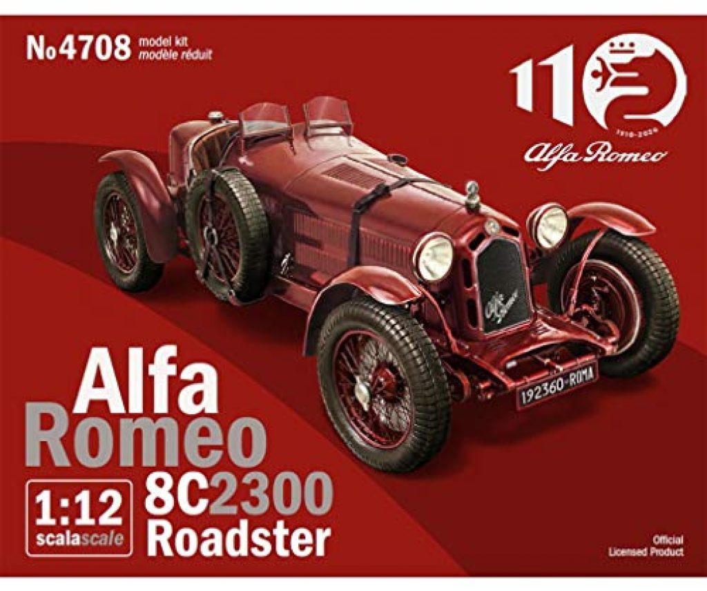 1:12 Italeri Alfa Romeo 8C 2300 Monza Kit IT4706 Modellino