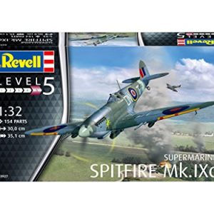 Revell Supermarine Spitfire MK.IXc, Kit de Modelo, Escala 1: 32 (3927) (03927)
